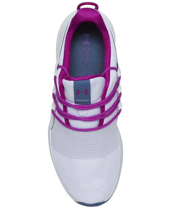Under Armour Women's Charged Breathe Lace Sportstyle Shoes - White, 8