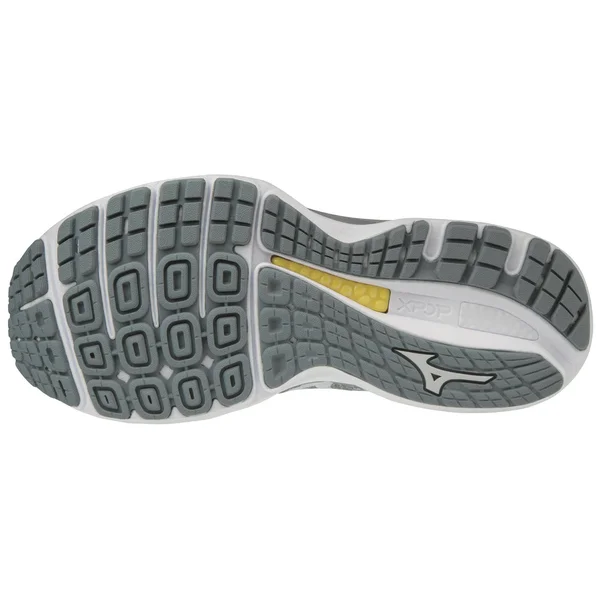 Mizuno Women's Wave Sky Waveknit 3 Running Shoe, Glacier Gray-white, Size 7.5
