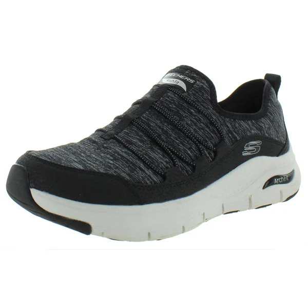 Skechers Women's Arch Fit Rainbow View Slip On - Black/White