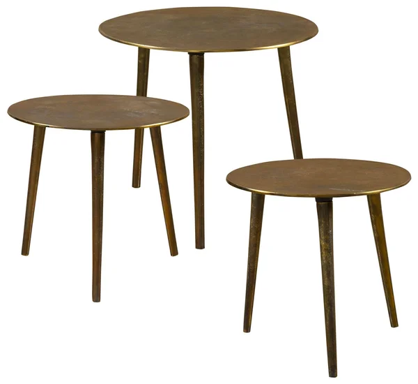 Uttermost Kasai Coffee Tables (Set of 3) - Gold - 25148