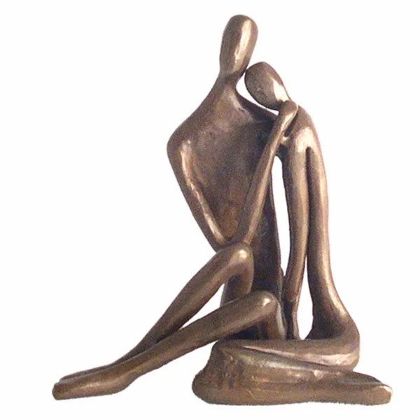 Danya B Couple Embracing Cast Bronze