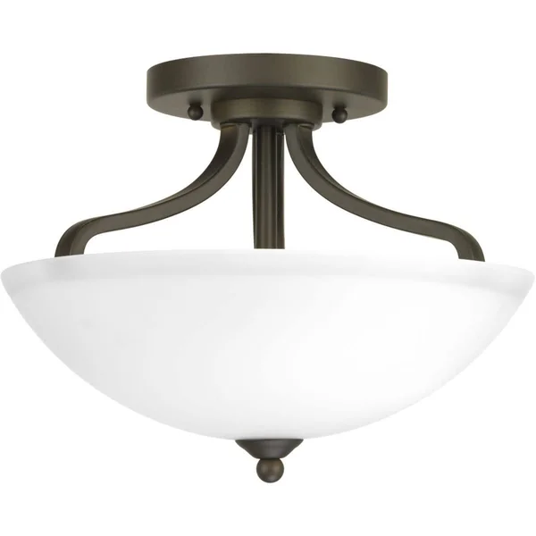 Progress Lighting P350057-009 Laird Brushed Nickel Semi-Flush Convertible