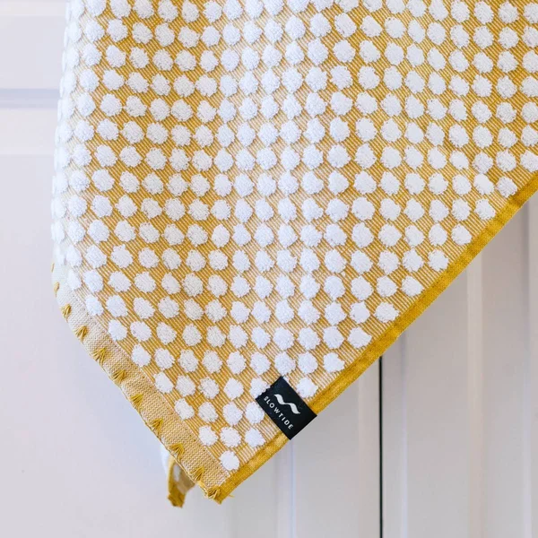 Slowtide Clive Cotton Towels - Set of 4 - Mustard