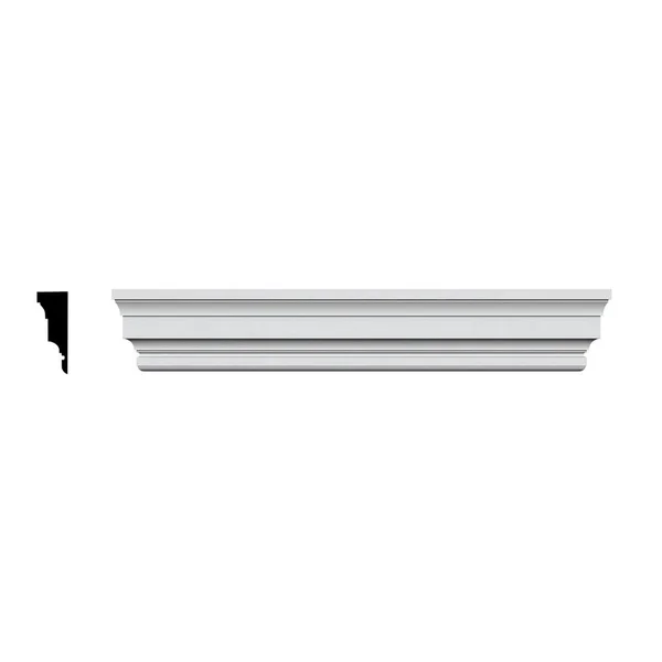 Ekena Millwork CRH07X168ST 168x22 Bottom Width x 171 3/4x22 Top Width x 7 1/8x22H x 5/8x22P Stockport Crosshead