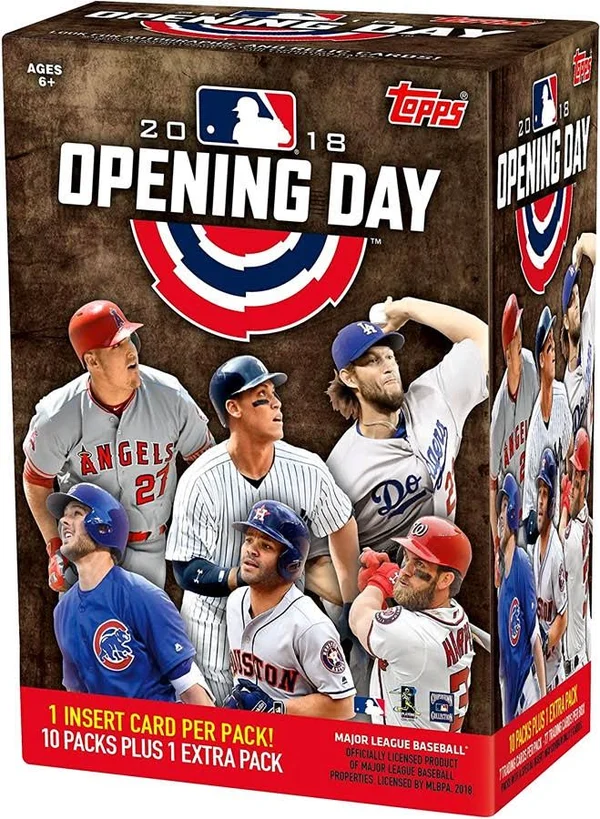 2018 Topps Opening Day Baseball 11-Pack Blaster Box