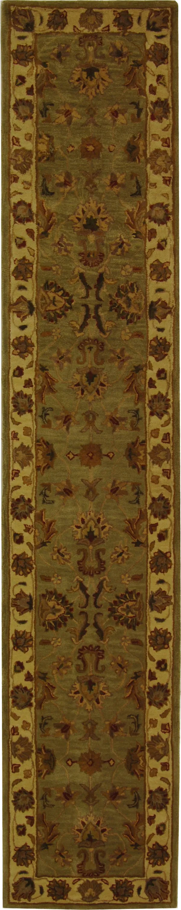 Safavieh Heritage HG343A Green - Gold 4& x 6& Area Rug