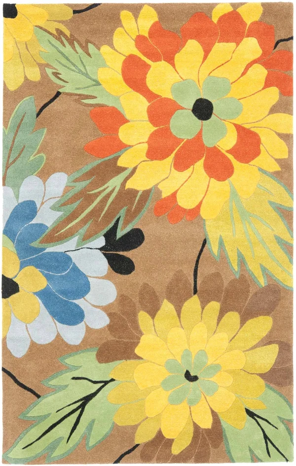 Safavieh Soho SOH761A 3&6x22 x 5&6x22 Brown - Multi Rug