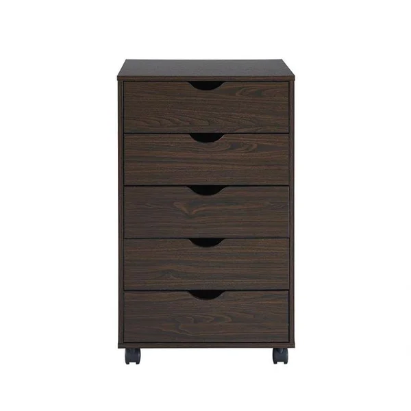Naomi Home Taylor 5 Drawers Cabinet Espresso