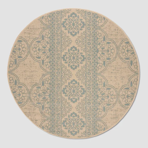 Safavieh Clearance Beach House BHS174K Indoor/Outdoor 6&7x22 x 6&7x22 Round Area Rug