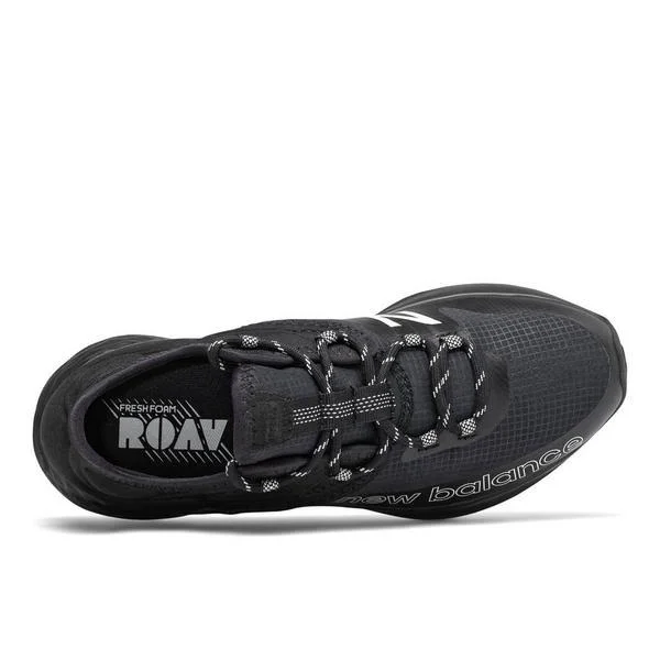 New Balance Fresh Foam Roav Trail Kids' Pre-School Running Shoes - Black/White (Size 11)