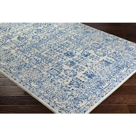 Art of Knot Westmacott 3&11 inch x 5&7 inch Rectangular Area Rug - Blue