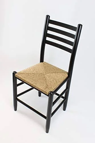 Dixie Seating Asheville Wood Ladderback Dining Chair NO. 33W Antique White