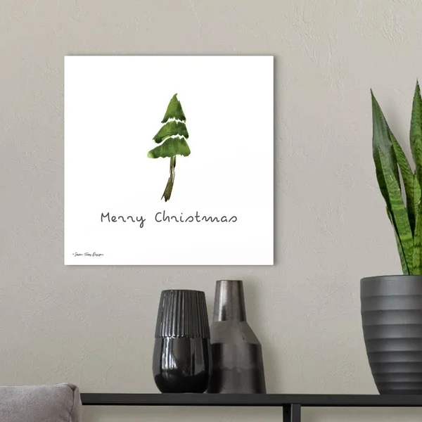 Merry Christmas - Canvas Wall Art, 16x16, Great Big Canvas