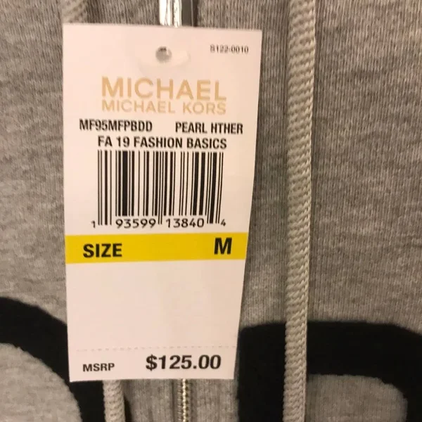 Michael Michael Kors - Kors Cotton Zip-Up Hoodie, Grey, M