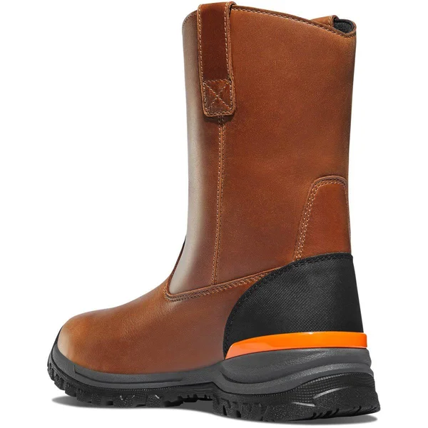 Danner Men's Stronghold Wellington 10 in. Hot Boot Brown 8