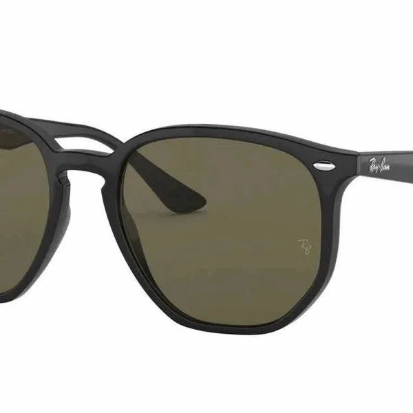 Ray Ban RB4306F Sunglasses - 601/9A Black/Polar Green