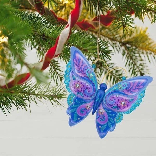 Hallmark Brilliant Butterflies Ornament - 4.3 x 4.4 x 0.6 inches