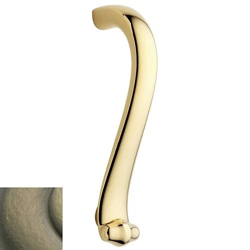 Baldwin Bristol Door Pull 6x22 CtC Satin Brass/Black 2598.050