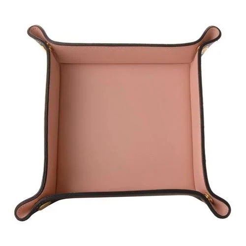 Royce Leather Travel Valet Tray - Pink