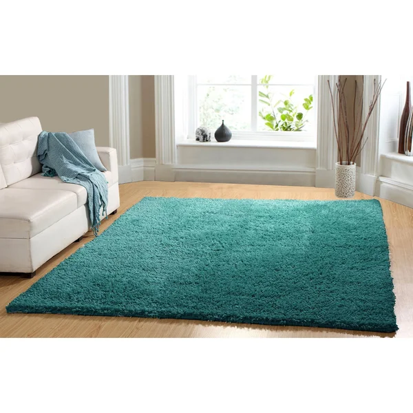 Chesapeake Microfiber Shag Indoor Area Rug Coral