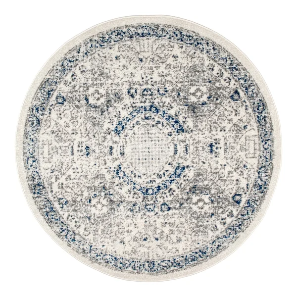 nuLOOM Minta Vintage Area Rug - 4& Round, Blue