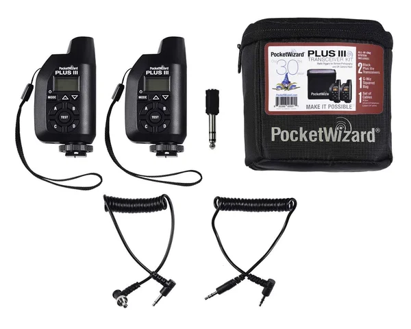 PocketWizard Plus IIIe Kit, Includes 2x Plus IIIe Transceiver with Black G-Wiz Squared Bag