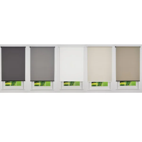 Linen Avenue Cordless Blackout Roller Shade - Beige 41 W x 66 H