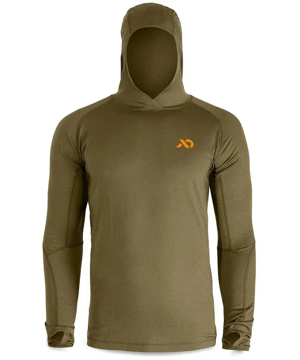 Men's Wick Hoody Conifer - S by First Lite
