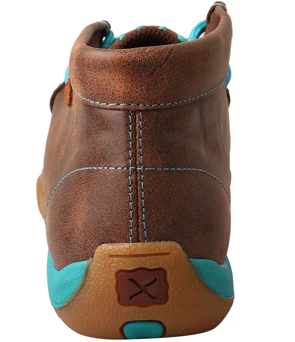 Twisted x Women's Driving Moc Chukka - Brown/Turquoise