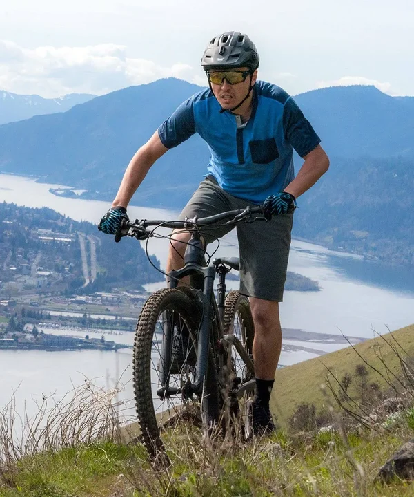 Men's Cross Country Shorts - Showers Pass Alpine Blue, 28 by Showers Pass