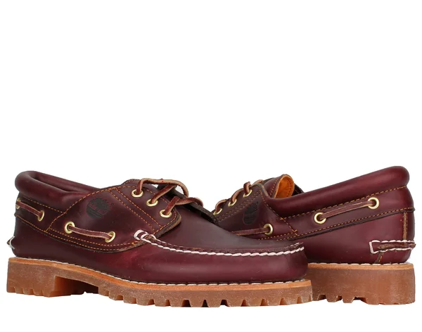 Timberland Men's Traditional 3-Eye Handsewn Lug Casual Shoe - Red, Size 11