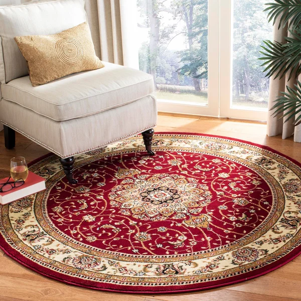 Safavieh Lyndhurst Sage/Ivory 8 ft. x 8 ft. Round Area Rug