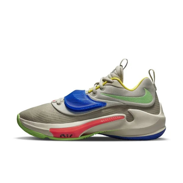 Nike Mens Giannis Antetokounmpo Zoom Freak 3 - Basketball Shoes Grey/Green Size 09.0