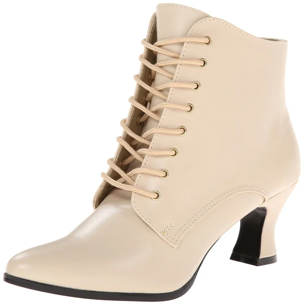 Funtasma - Victorian-35 12 - Cream PU