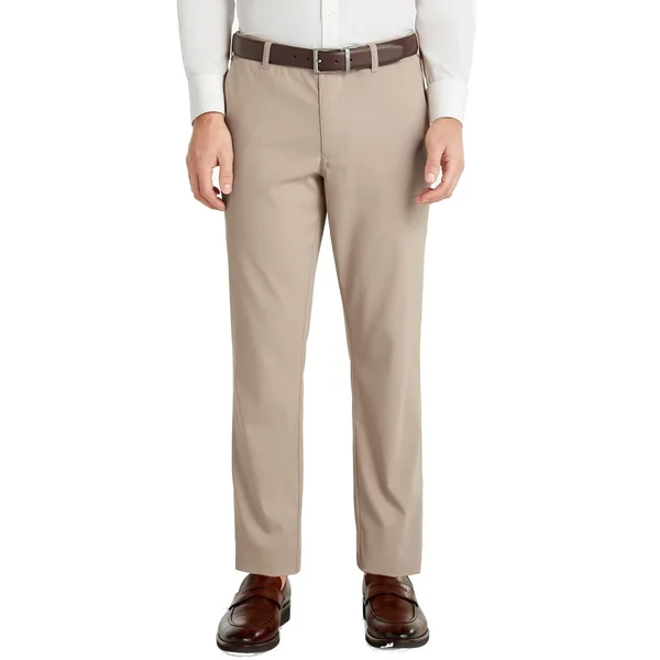 Mizzen + Main Baron Trim Fit Chino Mens Pant, Sand Solid 304, 30, 30