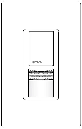 Lutron MS-B102-V-HT - Maestro 1-Circuit Dual Technology Vacancy Sensor