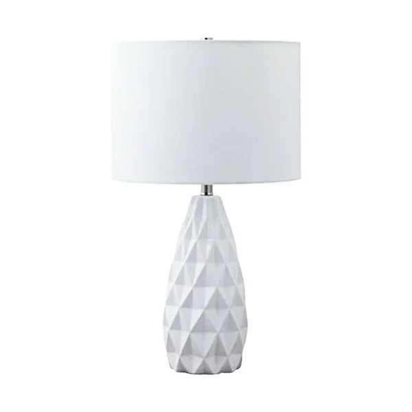 Globe Electric 67090 Dahl 21x22 Tall LED Vase Table Lamp - White