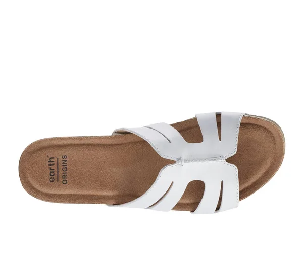 Earth Origins Women's Leah Sandal - White