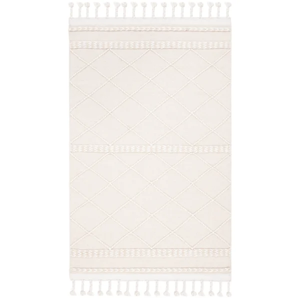 Safavieh Casablanca Rug Collection CSB575F - Grey, Ivory - 3' x 5'