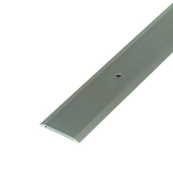 M-D Building Products Flat Top Saddle 1-3/4 in. x 68-1/2 in. Satin Nickel Aluminum Threshold