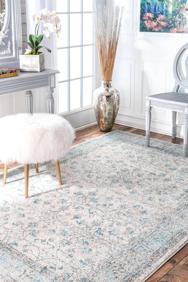 nuLOOM Vintage Rio Area Rug - 6& 7x22 x 9&, Aqua