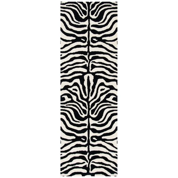 Safavieh Soho Black-White 8& Square Rug