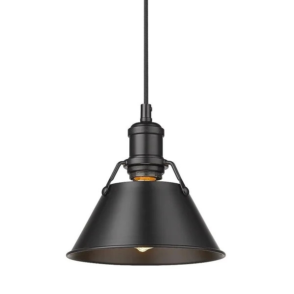 Golden Lighting 3306-S CH-CH Orwell Mini Pendant Light - Chrome