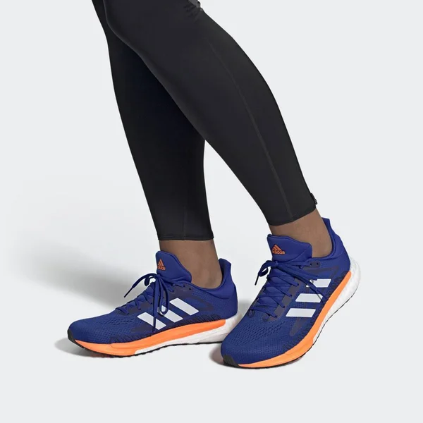 Adidas SolarGlide 3 Shoes Royal Blue 10 - Mens Running Shoes