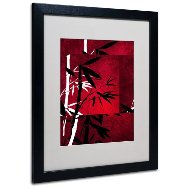Trademark Art Bamboo Style by Philippe Sainte-Laudy Framed Graphic Art Frame: Black, Size: 20x22 H x 16x22 W x 0.5x22 D