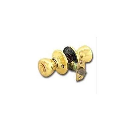 Kwikset 400T 3 6AL RCS Tylo Keyed Entry Lockset Polished Brass