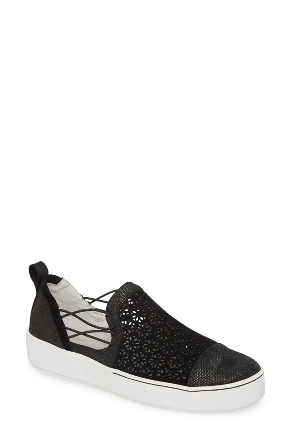 Jambu Women Erin Slip on Shoes Black 6.5