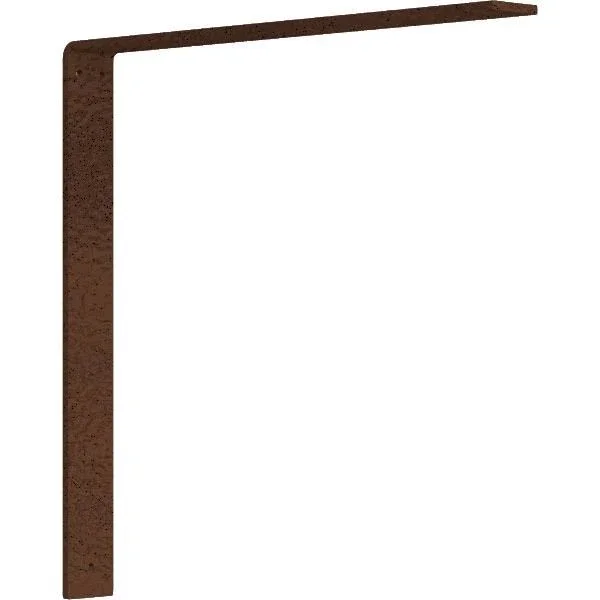 2x22W x 18x22D x 18x22H Hamilton Steel Bracket Hammered Copper