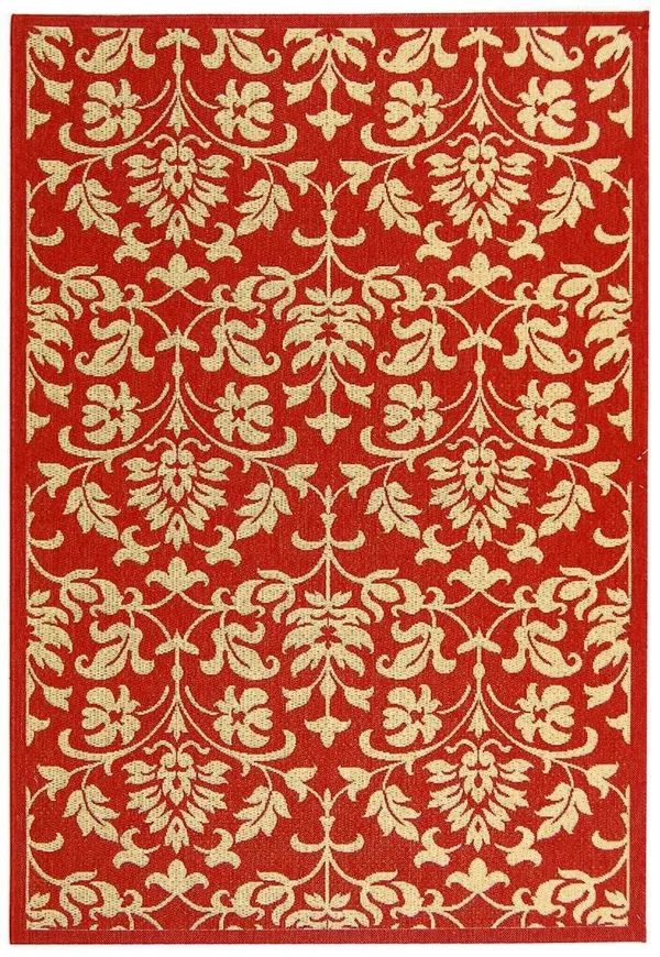 Safavieh Courtyard Area Rug CY3416 Red, Natural, 5& 3x22 x 5& 3x22 Round