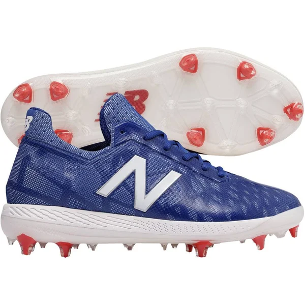 New Balance Mens COMPV1 Hybrid Performance Cleats Royal/White D 11.5 - Size: 11.5 D US